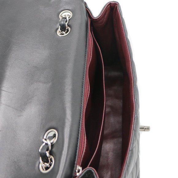 CHANEL Jumbo Lambskin Black Classic Flap Bag - Picture 13 of 16